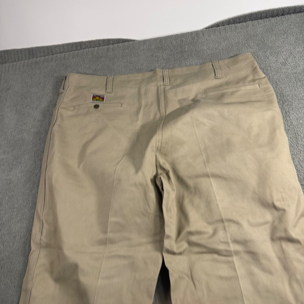 Ben Davis 695 Khaki Tan Wide Leg Work Pants Mens 46 Heavy Duty Twill Streetwear